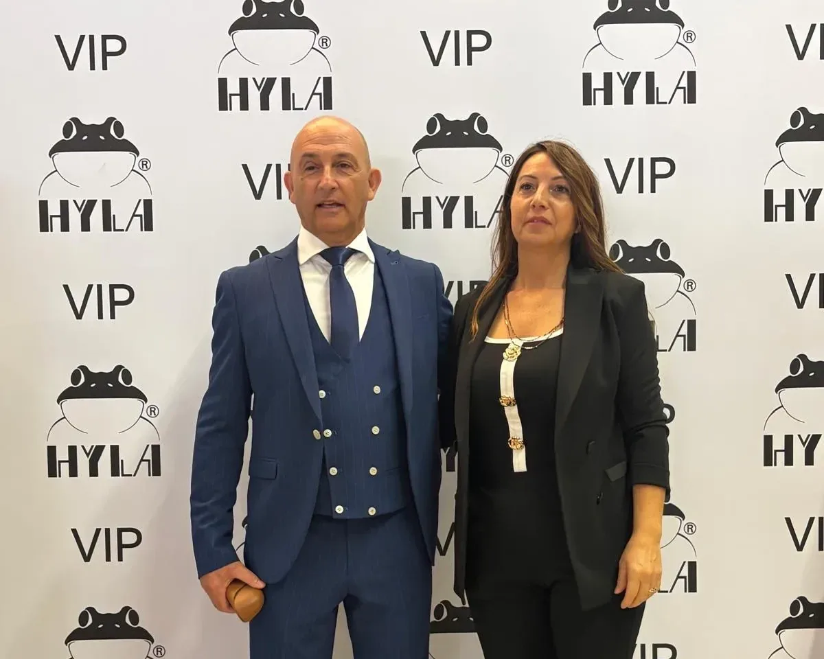 Donatella Deiana e Gianni Ghironi all'evento VIP HYLA